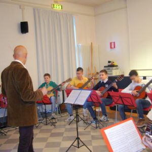 Gli studenti dell'Istituto Musicale Vaccaj