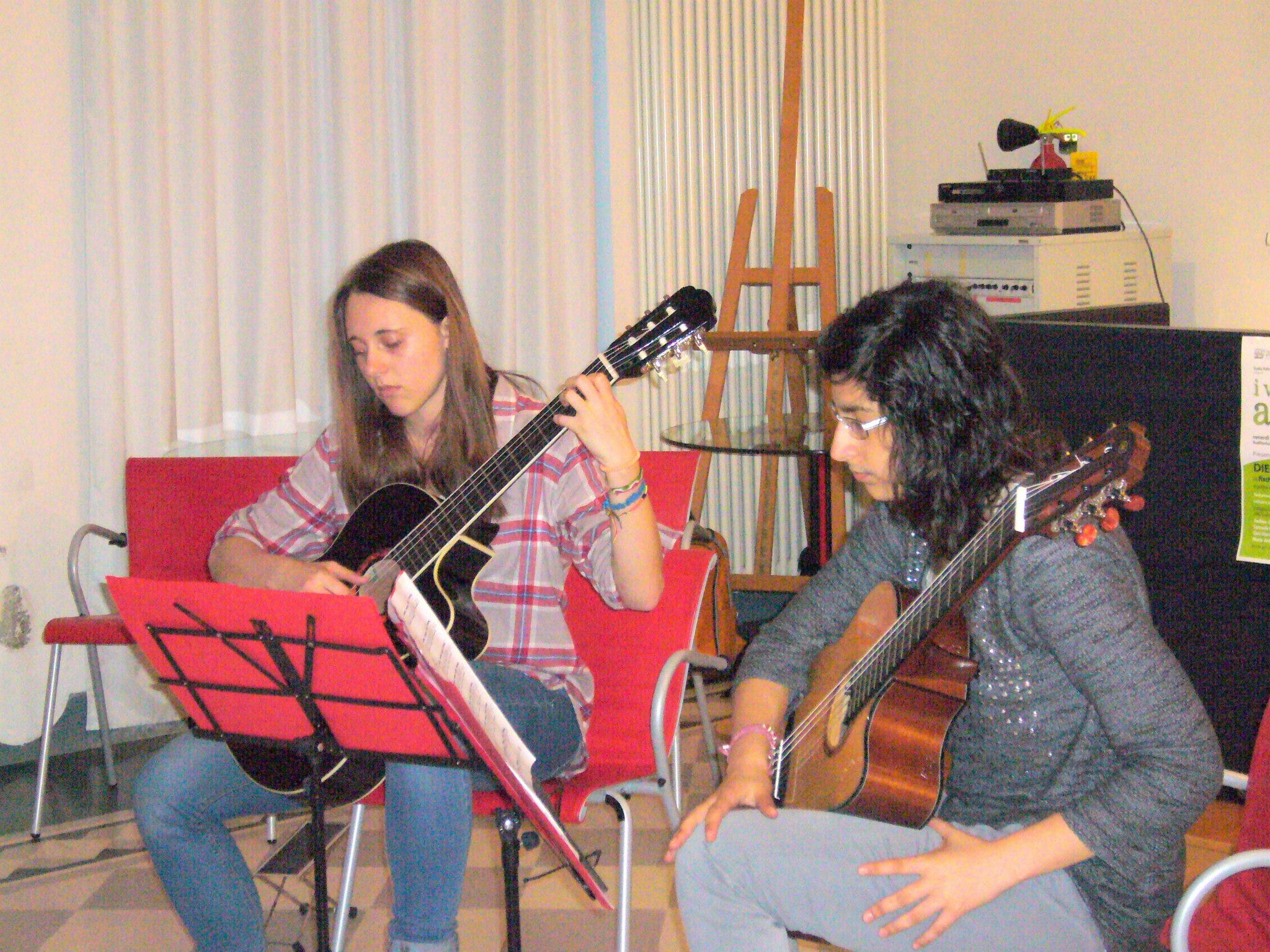 Gli studenti dell'Istituto Musicale Vaccaj