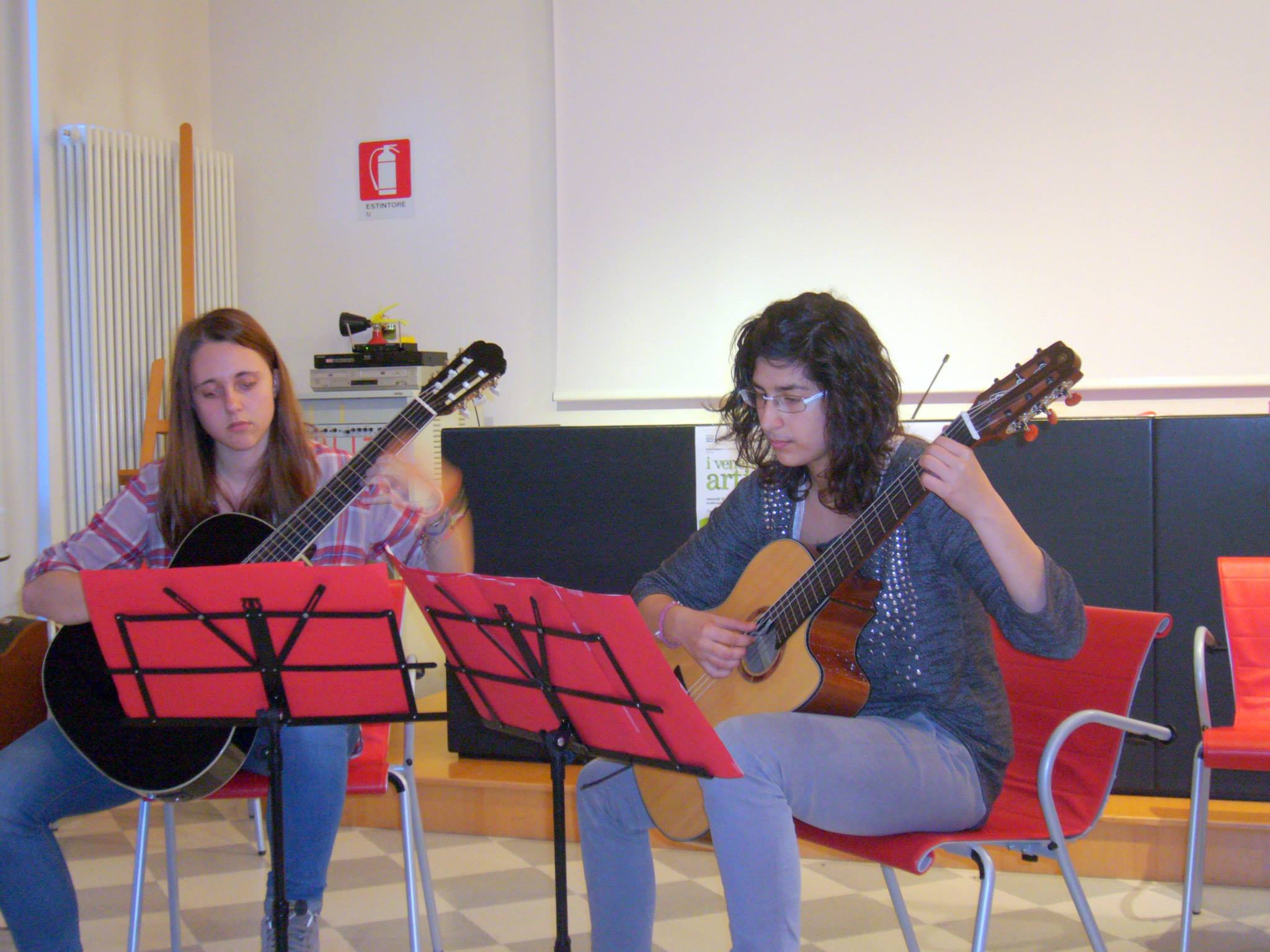 Gli studenti dell'Istituto Musicale Vaccaj